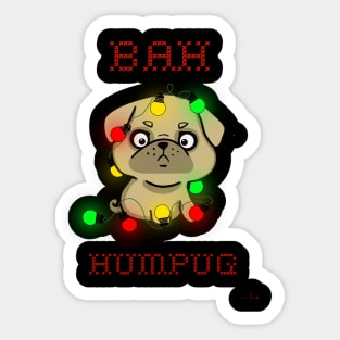 Bah humpug Sticker